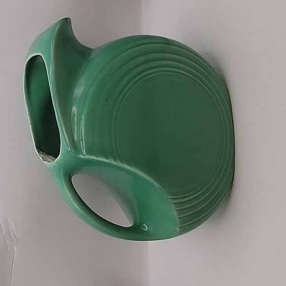 Vintage fiesta Original Light Green Water Pitcher (Damage) - Picture 3 of 12